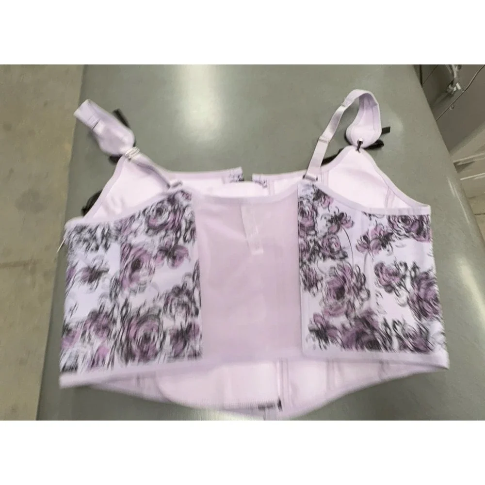 NWOT women's size 1X plus size Adore Me Corset and matching underwear.